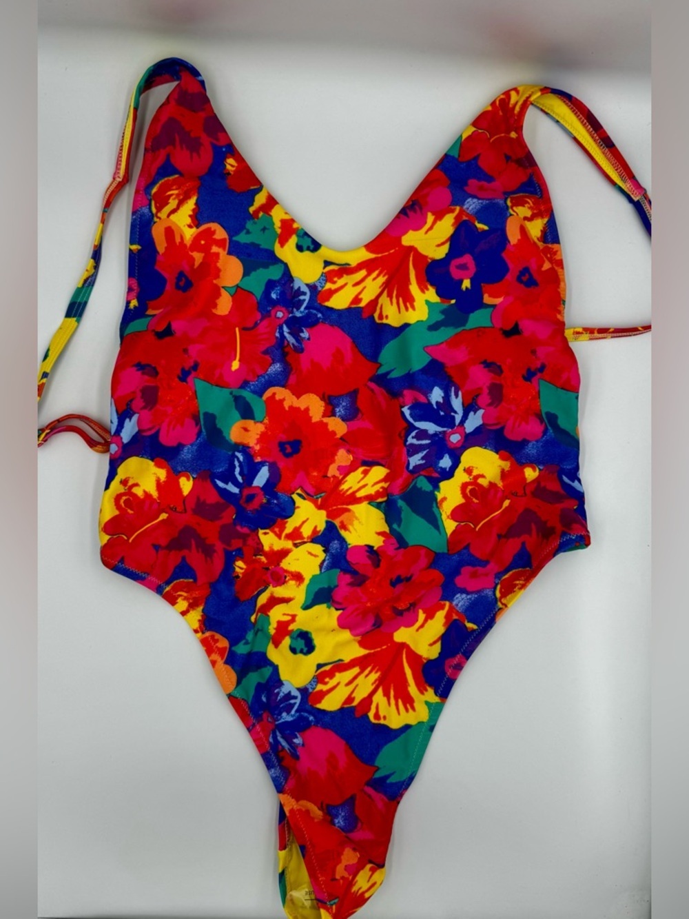 NWT RELLECIGA Floral High-Cut One-Piece Monokini Large | Sustainable - Picture 9 of 9